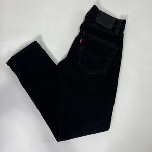 LEVI'S 511 Premiun  Slim Straight Leg black high rise Jeans Sz 28